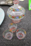 (4) Piece Glass Drink Set