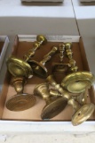 (8) Brass Candle Holders