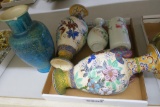 (5) Ceramic Oriental Vases