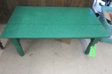 Green Painted Coffee Table