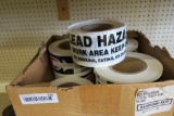 (3) Cases Of Lead Hazard Tape