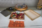 Vintage Lot Of Marbles & Games