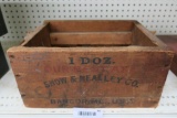 Vintage Wooden Advertising Box