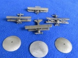 (4) The Franklin Mint Pewter Collectible Airplanes