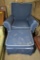 Upholstered Swivel Rocking Chair w/Ottoman
