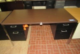 Double Pedestal Office Desk