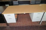 Double Pedestal Office Desk-New