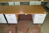 Double Pedestal Office Desk-New