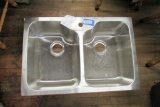 American Standard Drop-IN Stainless Steel 2 Bay Sink