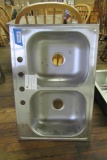 Stainless Steel 2 Bay Sink