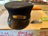 B+M Conductors Hat & Badge