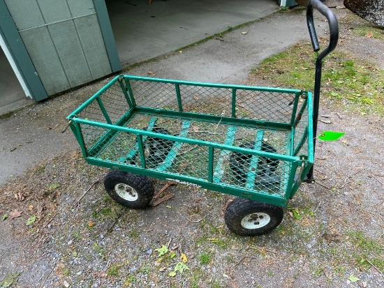 Wire Garden Wagon w/removable sides