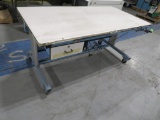 Roll Around Electric Work Table