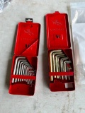 (2) Sets Snap-on Allen Wrenches