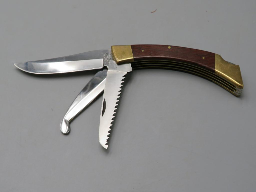 お歳暮・冬ギフト特集2024 Folding Blade Three Cabela's Knife Proxibid | ハンティングナイフ、狩猟刀