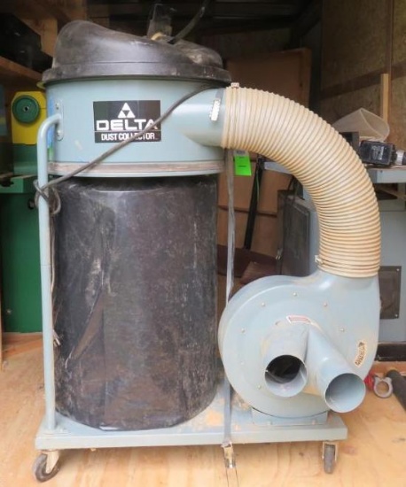 Delta 1 1/2 HP Single Stage Dust Collector