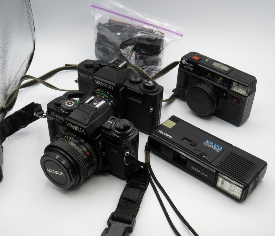 (14+/-) "Toy" 35MM & 126MM Cameras