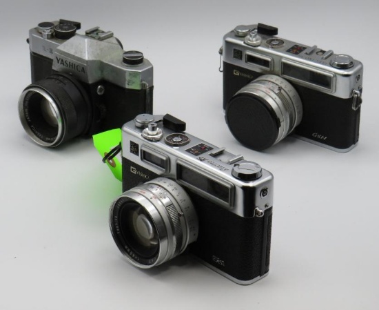 (3) Yashica 35MM Cameras