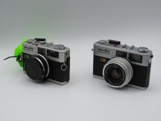 (2) Minolta 35MM Rangefinder Cameras