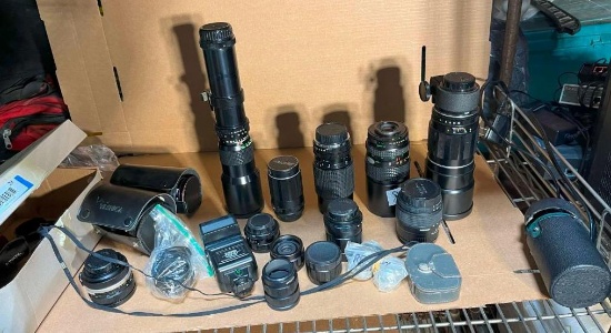 Asst Lenses & Adapters