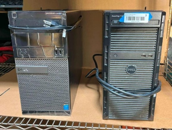 (1) Dell PowerEdge T130 Server & (1) Dell Desktop