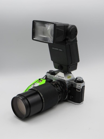 Canon AE-1 Program 53MM SLR w/ Vivitar Lense