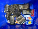 (8) Polaroid Cameras & Captiva 95 Film Packs