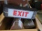 (10) Vintage Exit Signs