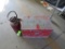 Vintage Metal Sprayer & Wood Lined Metal Box