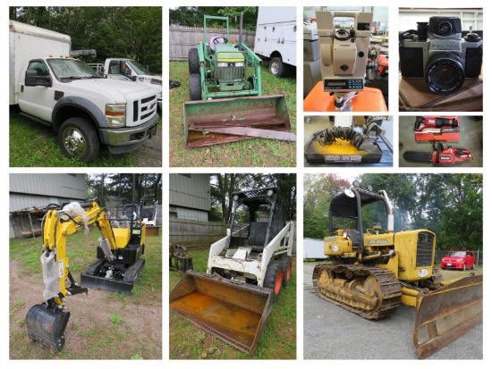 (1526) Heavy Equipment, Trucks & Tools
