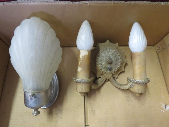 (2) Lighted Sconces