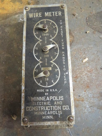 Vintage Wire Meter