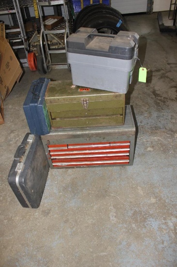 (5) Tool Boxes & Cases