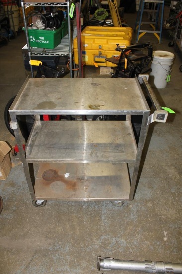 SS 3 Shelf Cart
