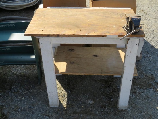 Shop Table w/ Vise