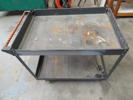 Steel Shop Cart on Castors