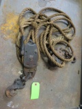 Chain Fall w/ Hemp Rope