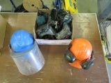 Hard Hats with Face Mask & Ear Protection