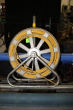 Extra Long Fish Tape On Spool Stand