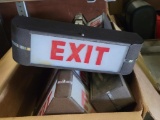 (10) Vintage Exit Signs