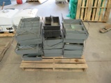 (16) +/- Steel Bolts/Parts Bins w/ Handles