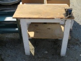 Shop Table w/ Vise