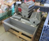 Metal Shelf Unit, (8) Tool Trays