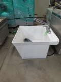 Poly Utility Sink w/ Steel Legs