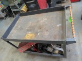 Steel Shop Cart on Castors