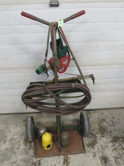 Oxy / Acetylene Torch Set with cart