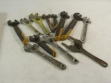 (12) Adjustable Wrenches