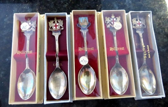 (5) Hillcrest Collectors Spoons