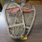 Pair of Vintage Bear Paw Snowshoes