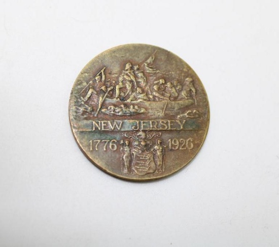 1926 New Jersey Sesquicentennial Medal